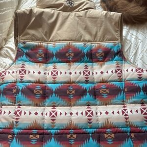 Ariat Women's Tan Puffer Vest